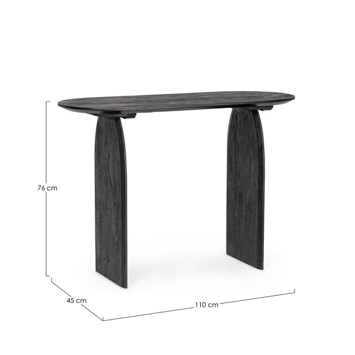 Consolle Legno Nero Moderna da Interno - MAXIM