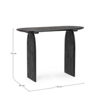 Consolle Legno Nero Moderna da Interno - MAXIM