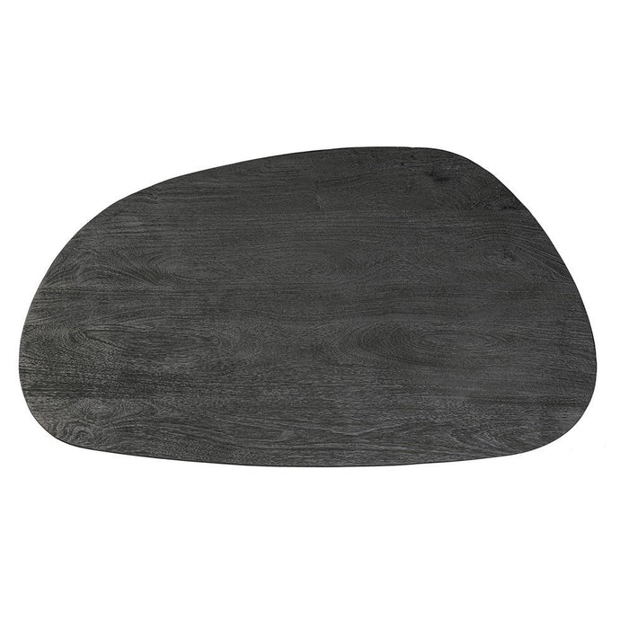 Tavolino Legno Nero Moderno da Interno 135x76 cm - MAXIM