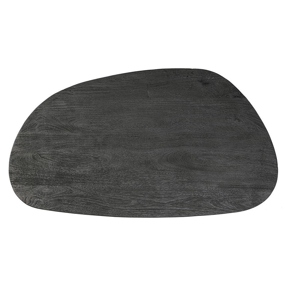 Tavolino Legno Nero Moderno da Interno 135x76 cm - MAXIM