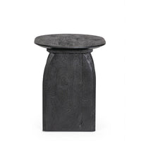 Tavolino Legno Nero Moderno da Interni 60x45 cm - MAXIM