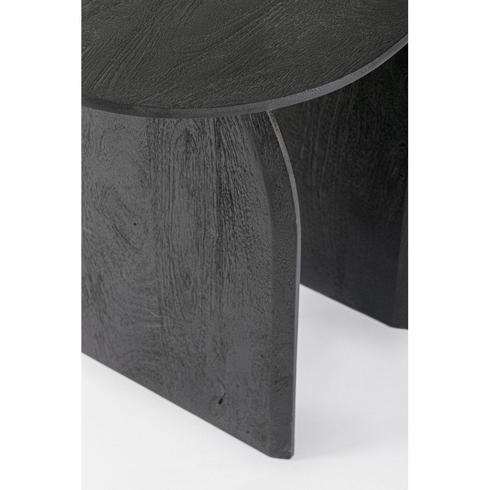 Tavolino Legno Nero Moderno da Interni 60x45 cm - MAXIM