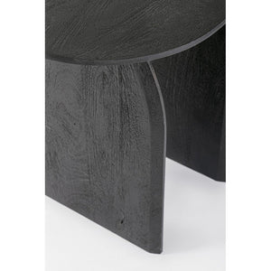 Tavolino Legno Nero Moderno da Interni 60x45 cm - MAXIM