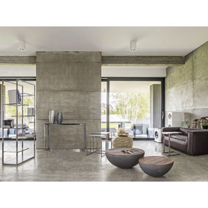 Vaso Decorativo Metallo Argentato Moderno da Interno - MALIKA