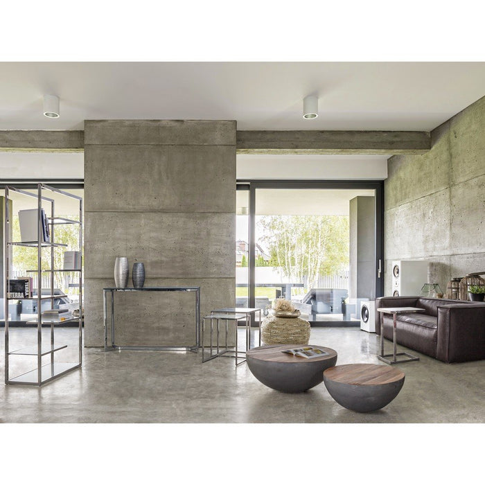 Vaso Decorativo Metallo Argentato Moderno da Interno - MALIKA