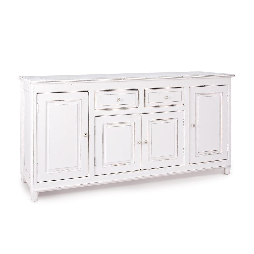 Credenza Legno Bianco Shabby da Interno - MAEVE