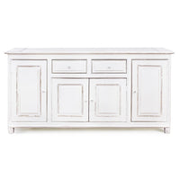 Credenza Legno Bianco Shabby da Interno - MAEVE