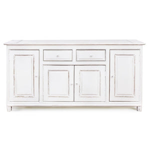 Credenza Legno Bianco Shabby da Interno - MAEVE