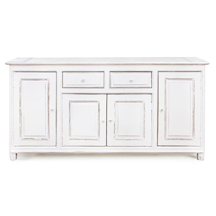Credenza Legno Bianco Shabby da Interno - MAEVE