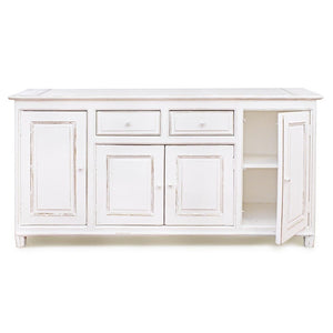 Credenza Legno Bianco Shabby da Interno - MAEVE