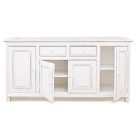 Credenza Legno Bianco Shabby da Interno - MAEVE