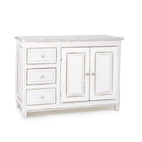 Credenza Legno Bianco Rustico da Interno - MAEVE