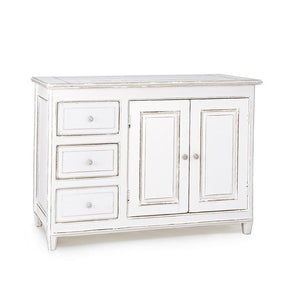 Credenza Legno Bianco Rustico da Interno - MAEVE