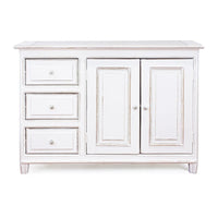 Credenza Legno Bianco Rustico da Interno - MAEVE