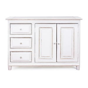 Credenza Legno Bianco Rustico da Interno - MAEVE