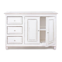 Credenza Legno Bianco Rustico da Interno - MAEVE