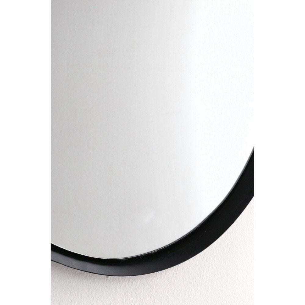 Specchio Nero Moderno da Parete 60x58 cm - LUCIA