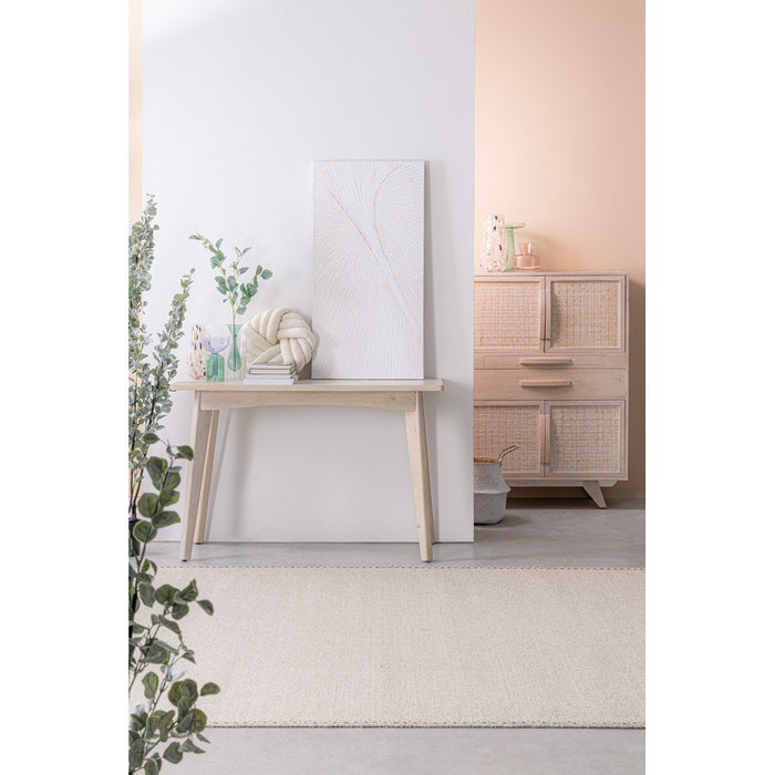 Consolle Legno Marrone Moderna da Interno 115x45 - LENA