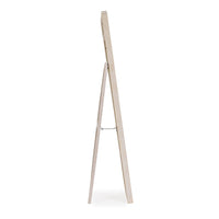 Specchio da Terra Legno Naturale Trasparente Rustico - LENA