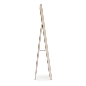 Specchio da Terra Legno Naturale Trasparente Rustico - LENA