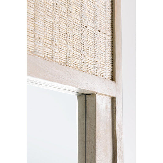 Specchio da Terra Legno Naturale Trasparente Rustico - LENA