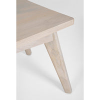 Tavolino Legno Marrone Moderno da Interno 115x55 - LENA