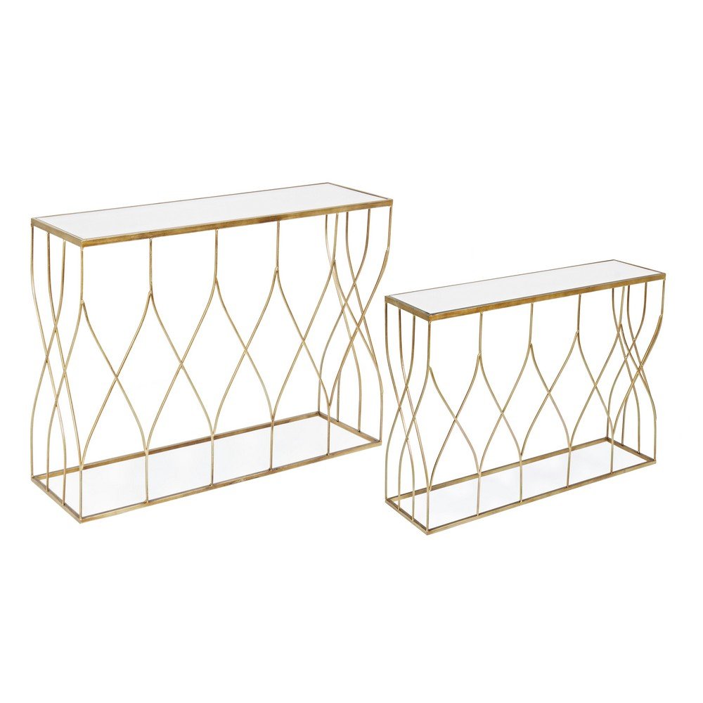 Consolle Vetro Bianco Moderno da Interno - KENNETH