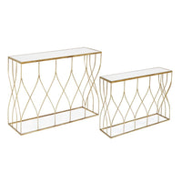 Consolle Vetro Bianco Moderno da Interno - KENNETH