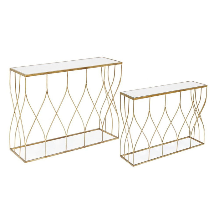 Consolle Vetro Bianco Moderno da Interno - KENNETH