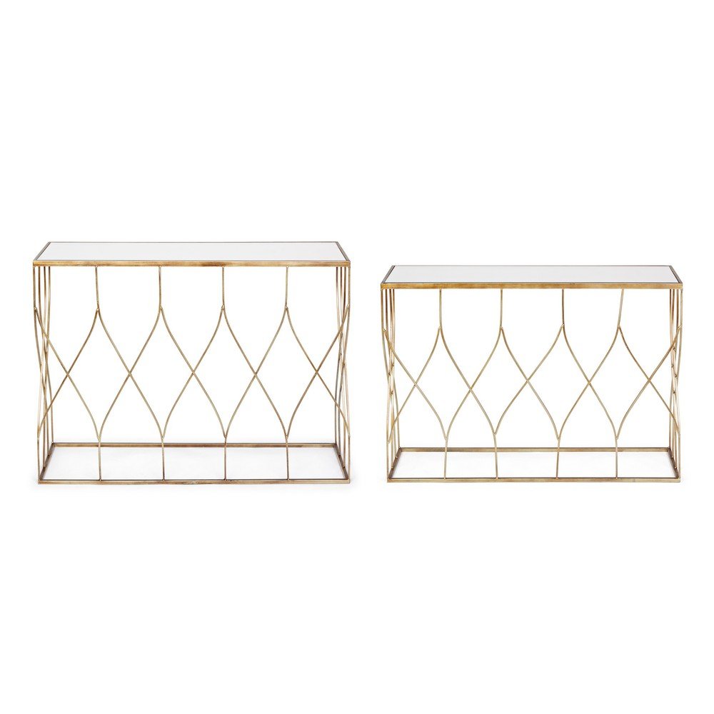 Consolle Vetro Bianco Moderno da Interno - KENNETH