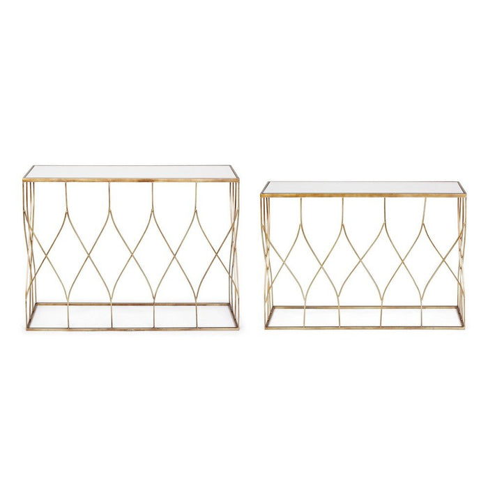 Consolle Vetro Bianco Moderno da Interno - KENNETH