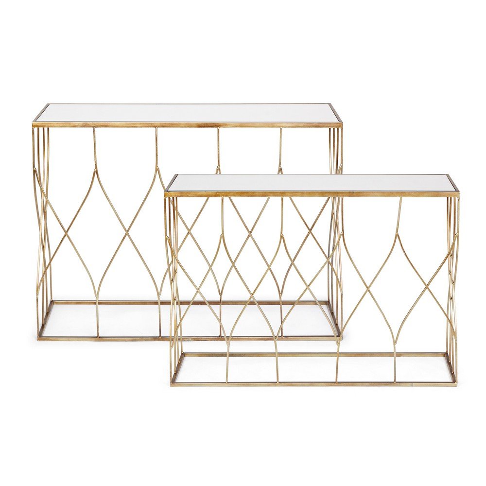 Consolle Vetro Bianco Moderno da Interno - KENNETH