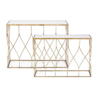 Consolle Vetro Bianco Moderno da Interno - KENNETH