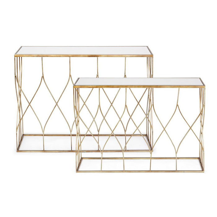 Consolle Vetro Bianco Moderno da Interno - KENNETH