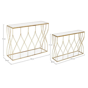 Consolle Vetro Bianco Moderno da Interno - KENNETH