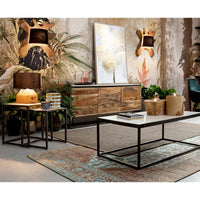 Candela in Teak Marrone Rustica da Interno 20 cm - KELLY