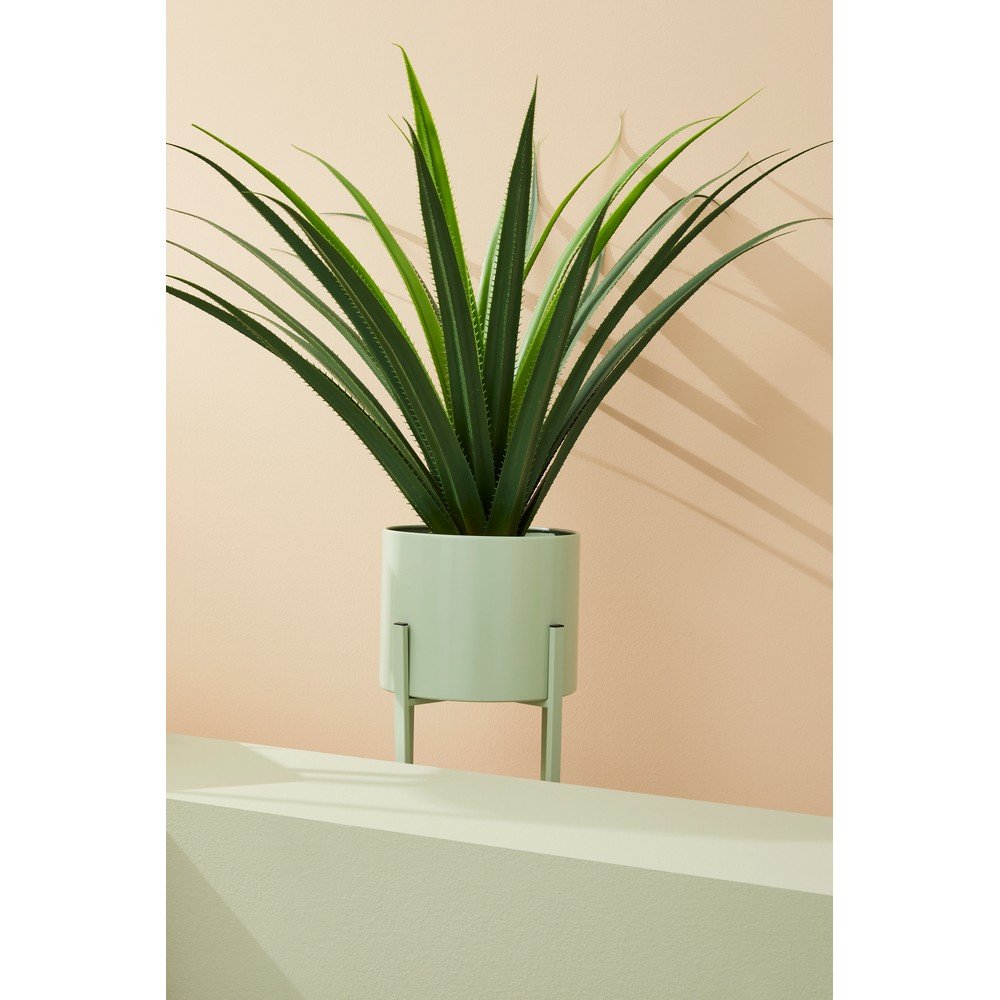 Porta Fiore Acciaio Verde Moderno da Interno - KEISUKE