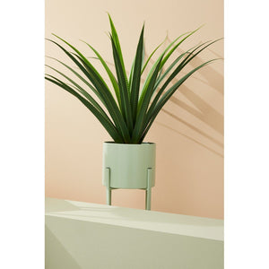 Porta Fiore Acciaio Verde Moderno da Interno - KEISUKE