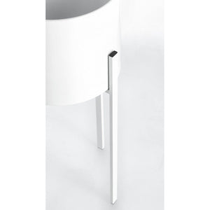 Porta Fiore Acciaio Bianco Moderno da Interno - KEISUKE