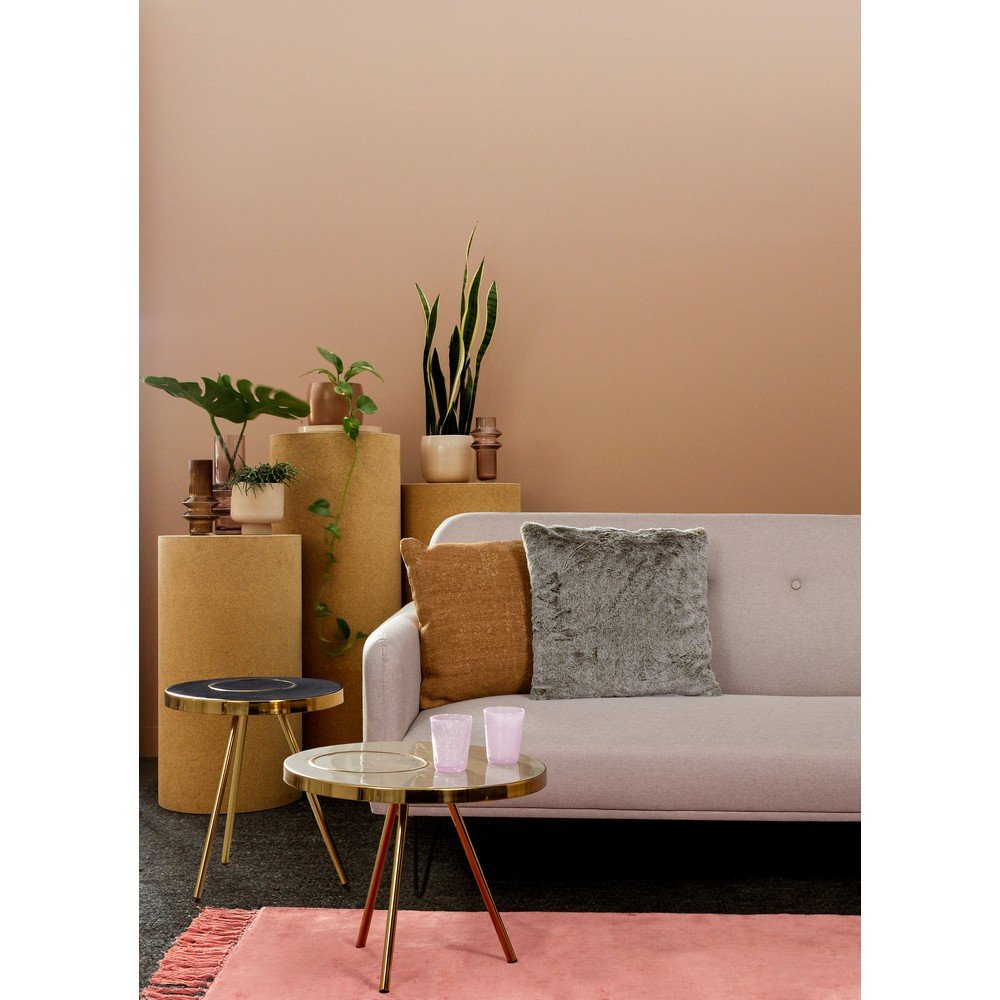 Tavolino Metallo Nero Moderno da Interno 40 cm - KALEB