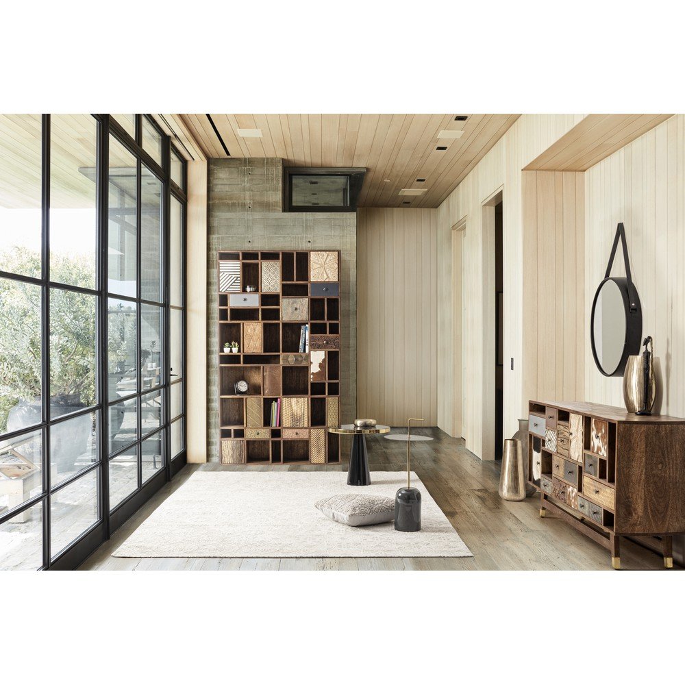 Tavolino Nero Moderno da Interno 51 cm - KALEB