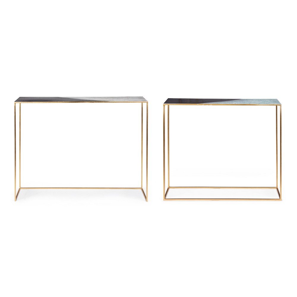 Consolle Metallo Nero Moderno da Interno - KALEB