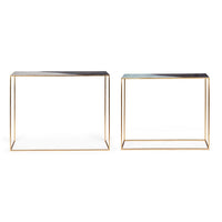 Consolle Metallo Nero Moderno da Interno - KALEB