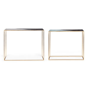 Consolle Metallo Nero Moderno da Interno - KALEB