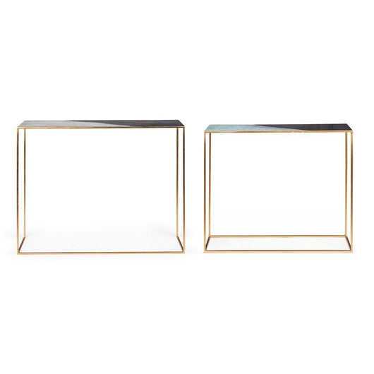 Consolle Metallo Nero Moderno da Interno - KALEB