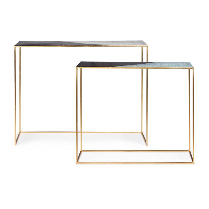 Consolle Metallo Nero Moderno da Interno - KALEB