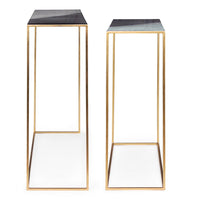 Consolle Metallo Nero Moderno da Interno - KALEB