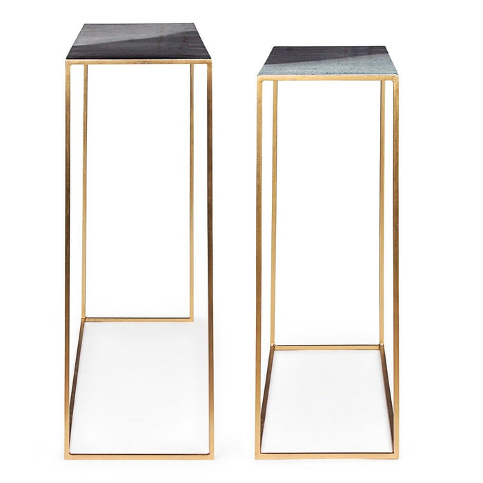 Consolle Metallo Nero Moderno da Interno - KALEB