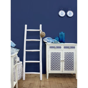 Scala Decorativa in Teak Bianco Rustica da Interno - KAI