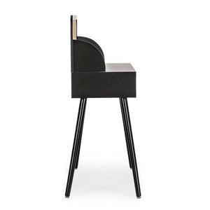 Consolle 2 Cassetti Legno Nero Stile Moderno da Interno - JOSIE